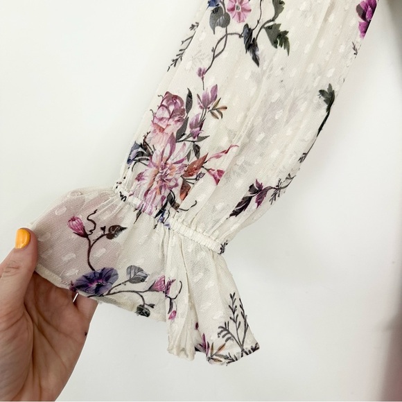 Anthropologie Dip-Dyed Floral Dress - Picture 11 of 16